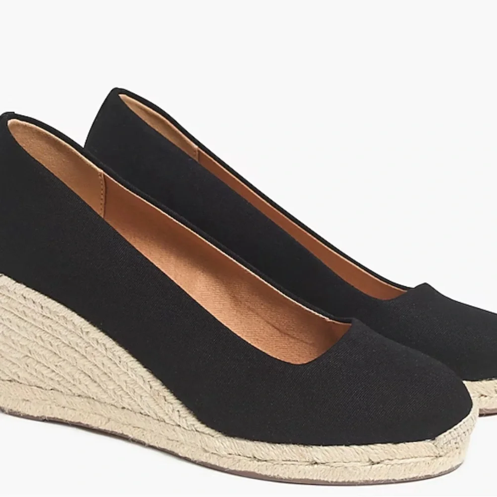 J Crew Canvas espadrille wedges Platform with Jute Size 9 - Picture 8 of 8